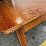 vintage en bois Table en teck