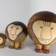 Lions Lisa Larson ceramic Gustavberg Sweden 1964
