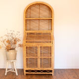 Rattan & wicker bookcase