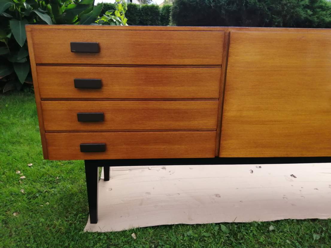 Vintage sideboard on high legs, 1960s / 1970s