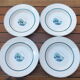4 vintage hollow plates Sarreguemines Arlette service
