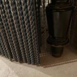 Fauteuil crapaud bleu