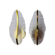 Pair of floral wall lamps Venini dorée, Murano, tubular glasses, Italy, 1970
