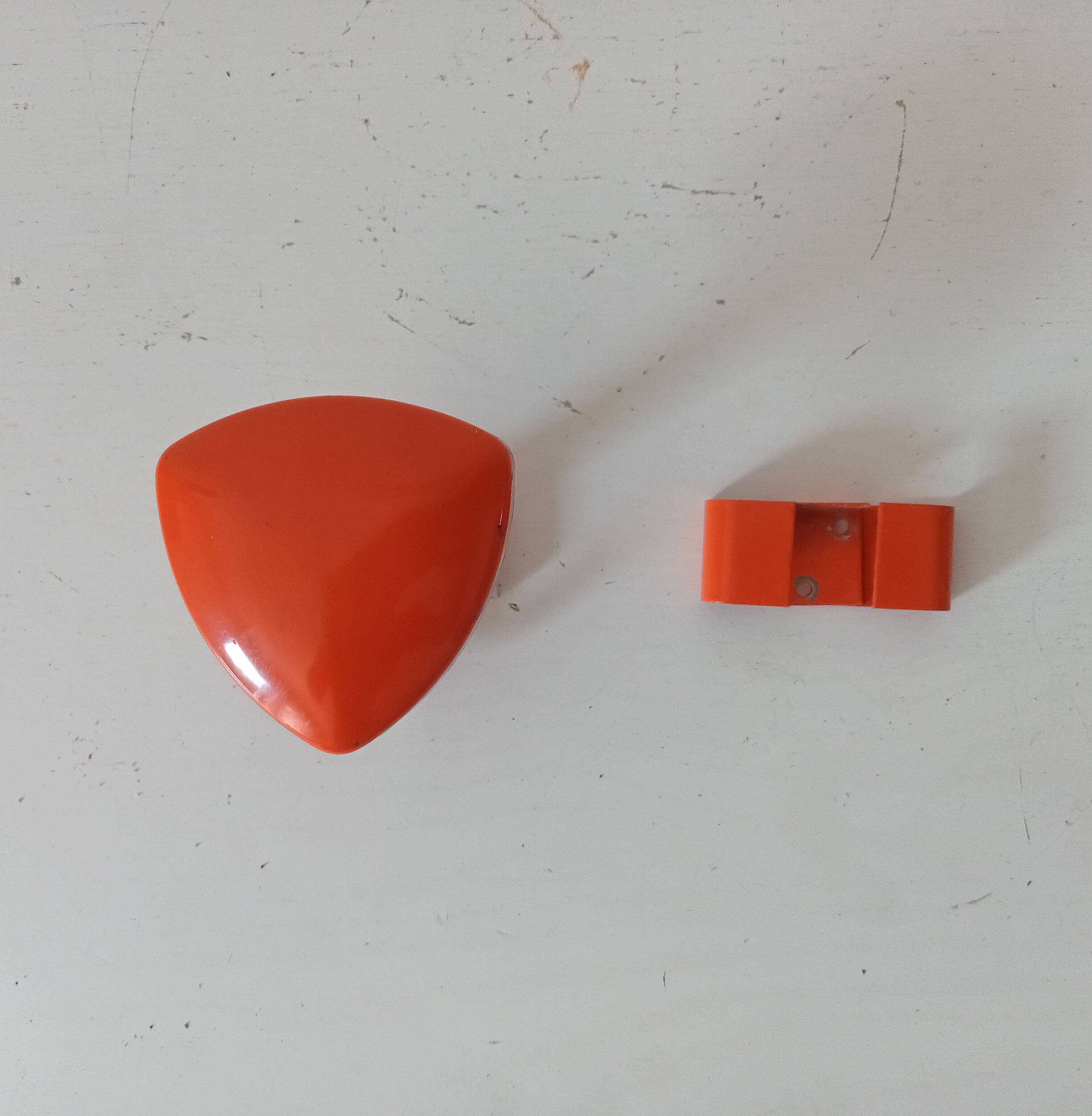 Vintage 1970s wall coat hook.