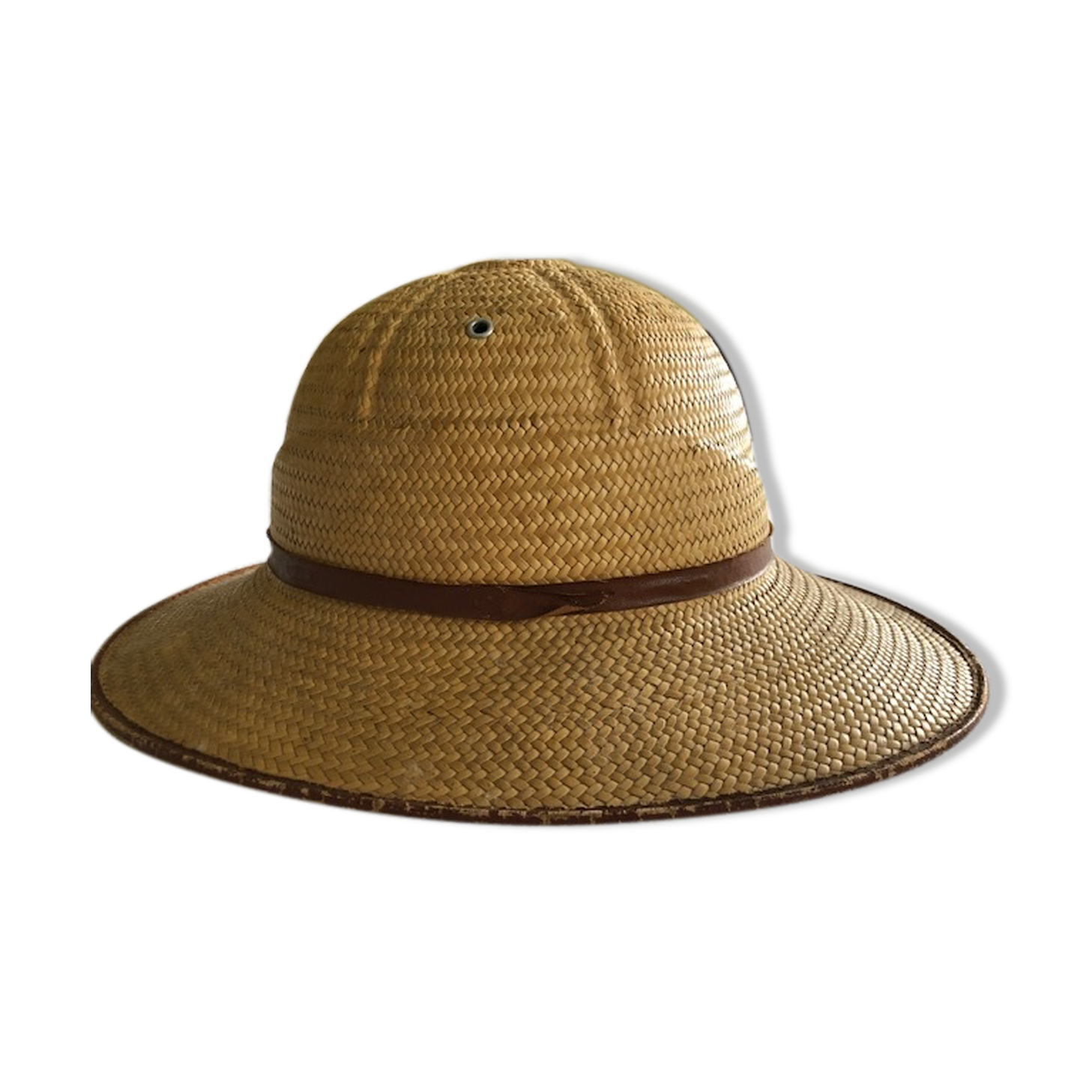 Hat straw colonial