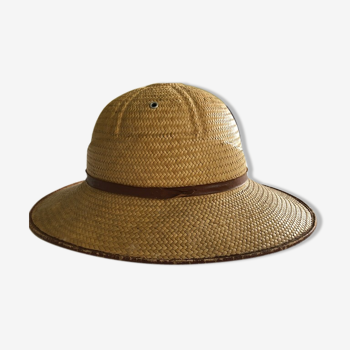 Chapeau paille colonial