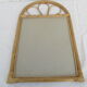 Mirror in bamboo and vintage rattan deco, 61x37 cm