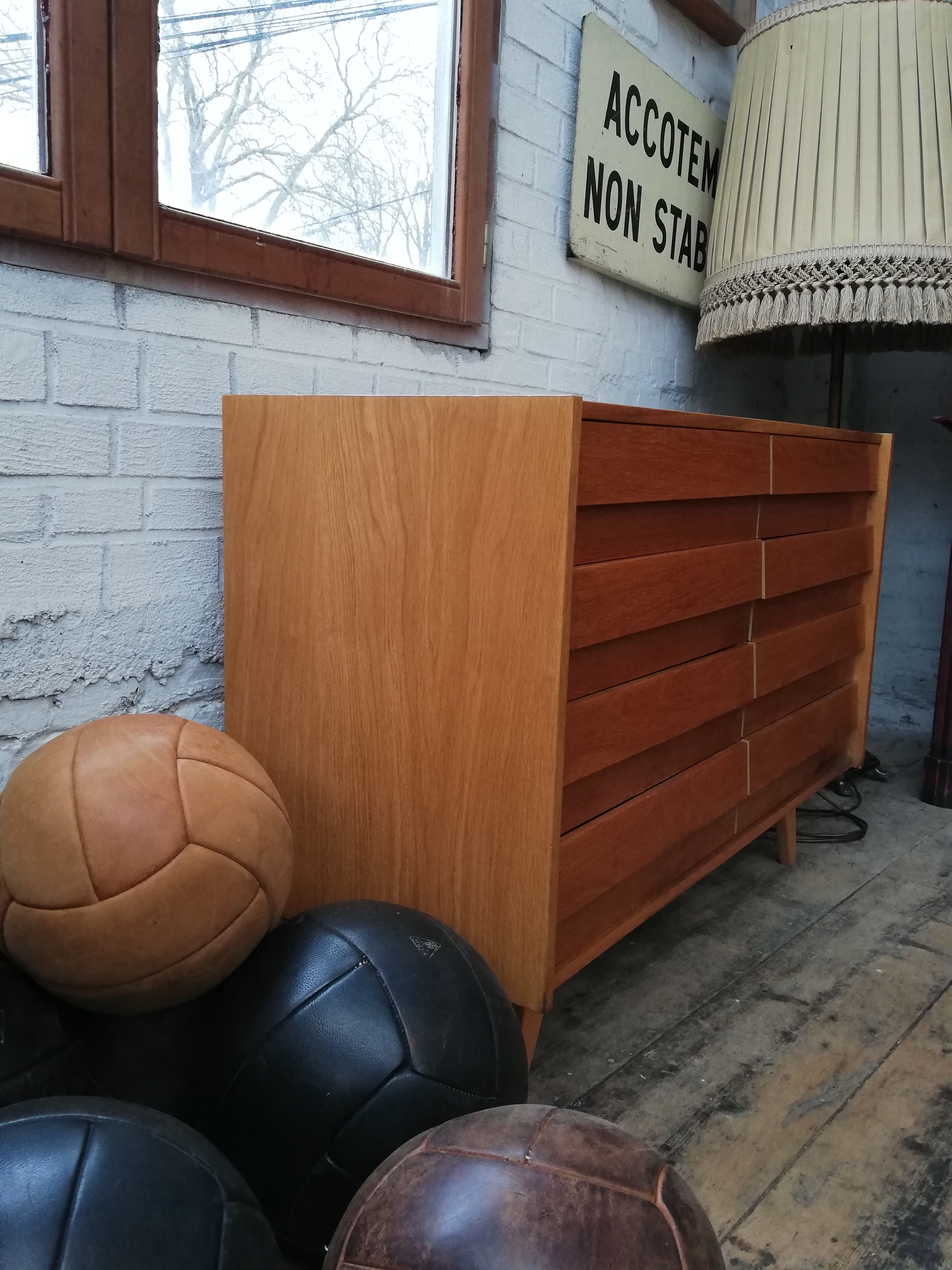 Czech chest of drawers Jiri Jiroutek, 1960, Scandinavian style, U453