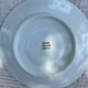 Porcelain set of small plates golden Limoges France