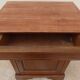 Large jam jar in solid cherry wood with its secret drawer and one door