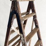Old wooden painter's stepladder