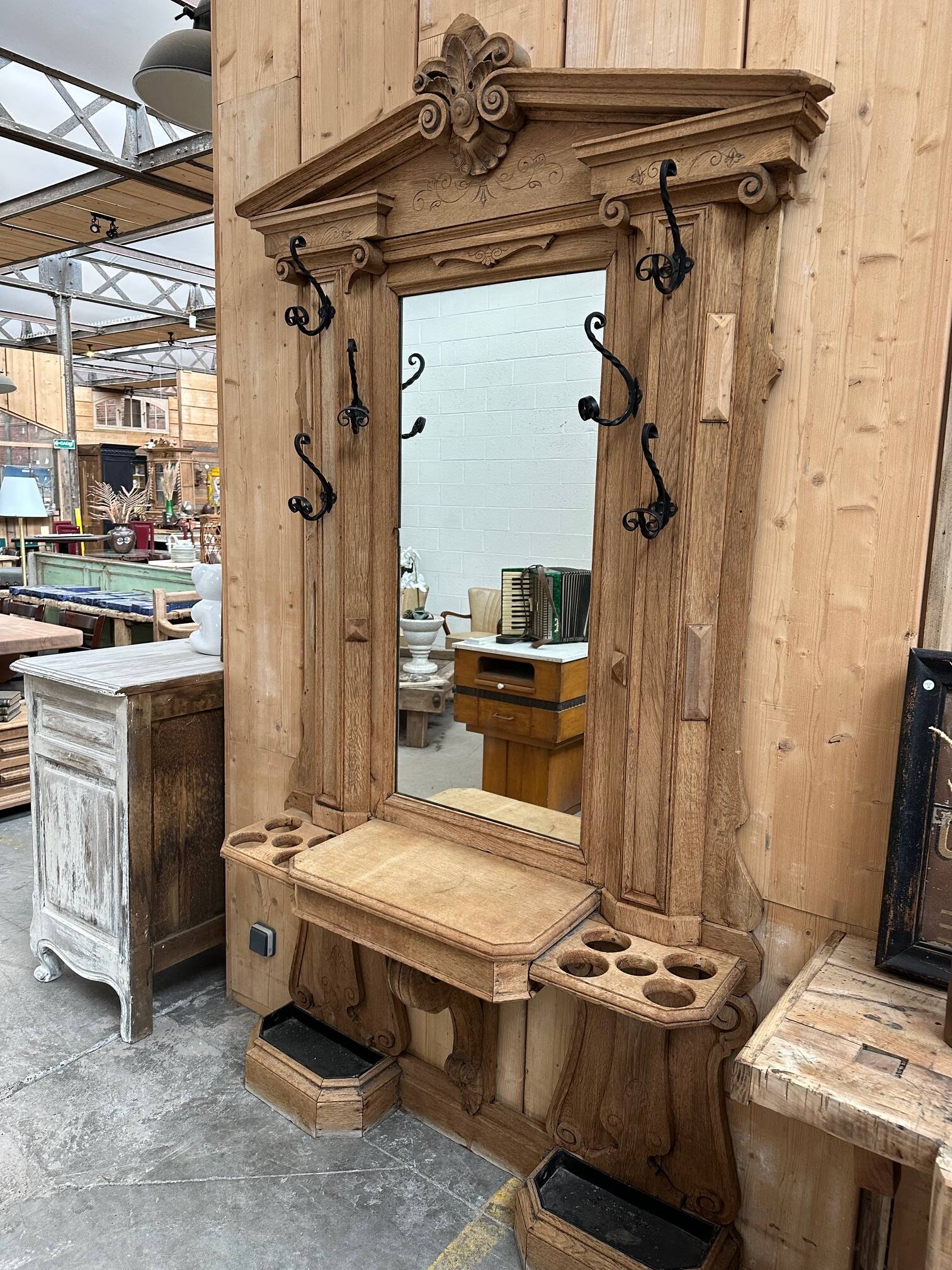 19th century oak entrance hall