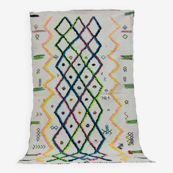 Handmade Moroccan Berber rug 222 x 128 cm