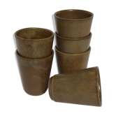 6 vintage digoin sandstone cups