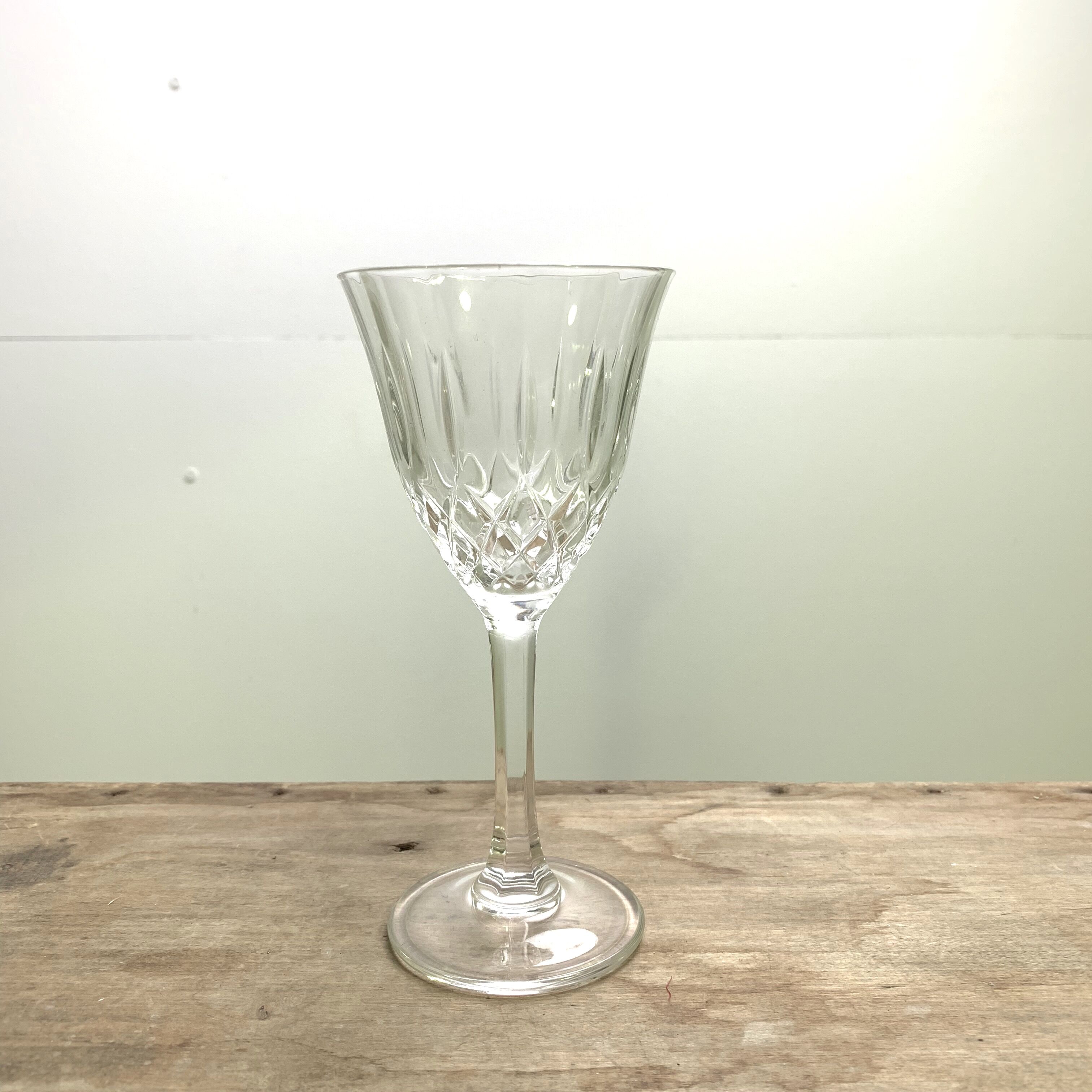 Set of 6 crystal glasses