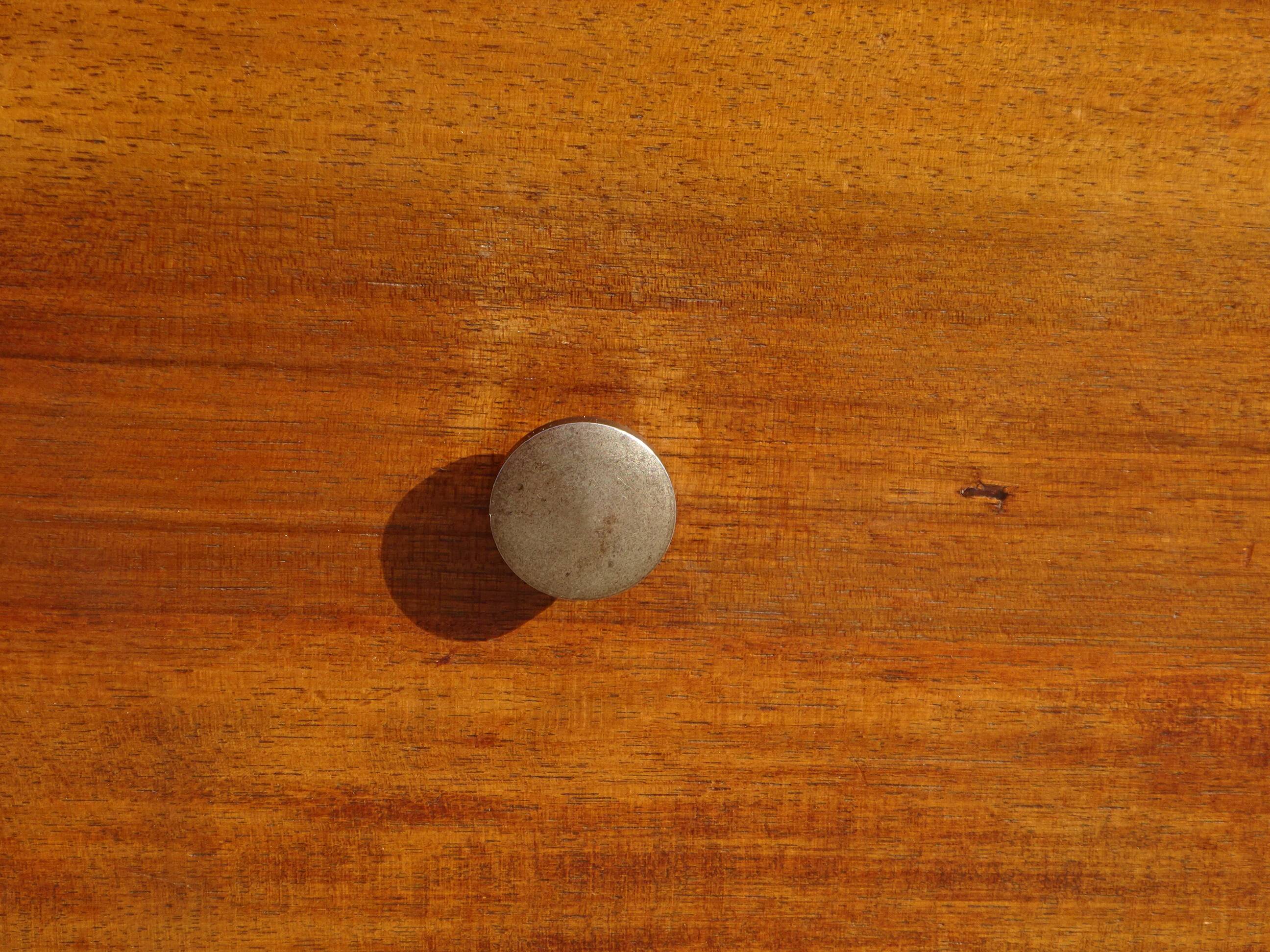 Simple walnut chest of drawers