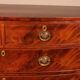 Bombé commode in mahogany from the early 19th century.