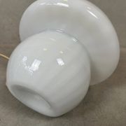 Vintage 'swirl' mushroom lamp