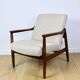 GFM-64 armchair, design by Edmund Homa from the 70s, beige boucle - 2 pieces available