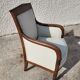 Armchair empire bergere in dark walnut from the XIXth century