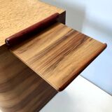 Art Deco Walnut, Birch and Beech Writing Desk, Brianza, Italy