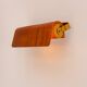 Vintage teak sconce. Mid-century modern classic Scandinavian wall lamp