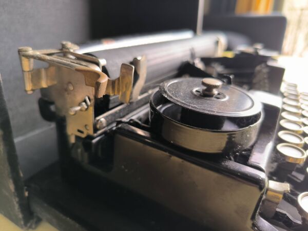 Machine à écrire ancienne Underwood standard portable typewriter usa 1915-1920