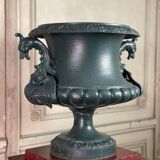 Set of 4 cast iron basins, Corneau foundry in Charleville.