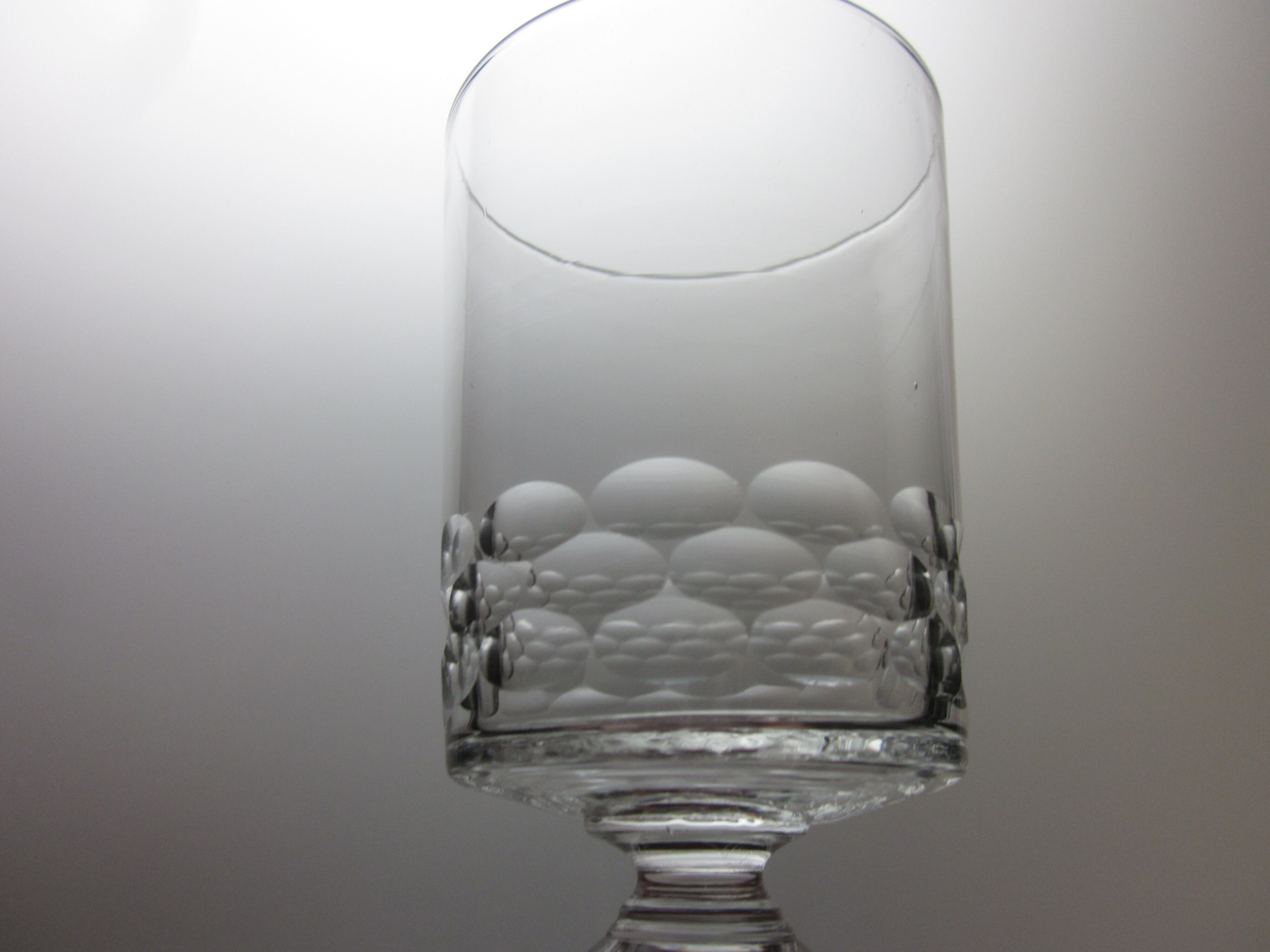 Set of 6 old glasses
