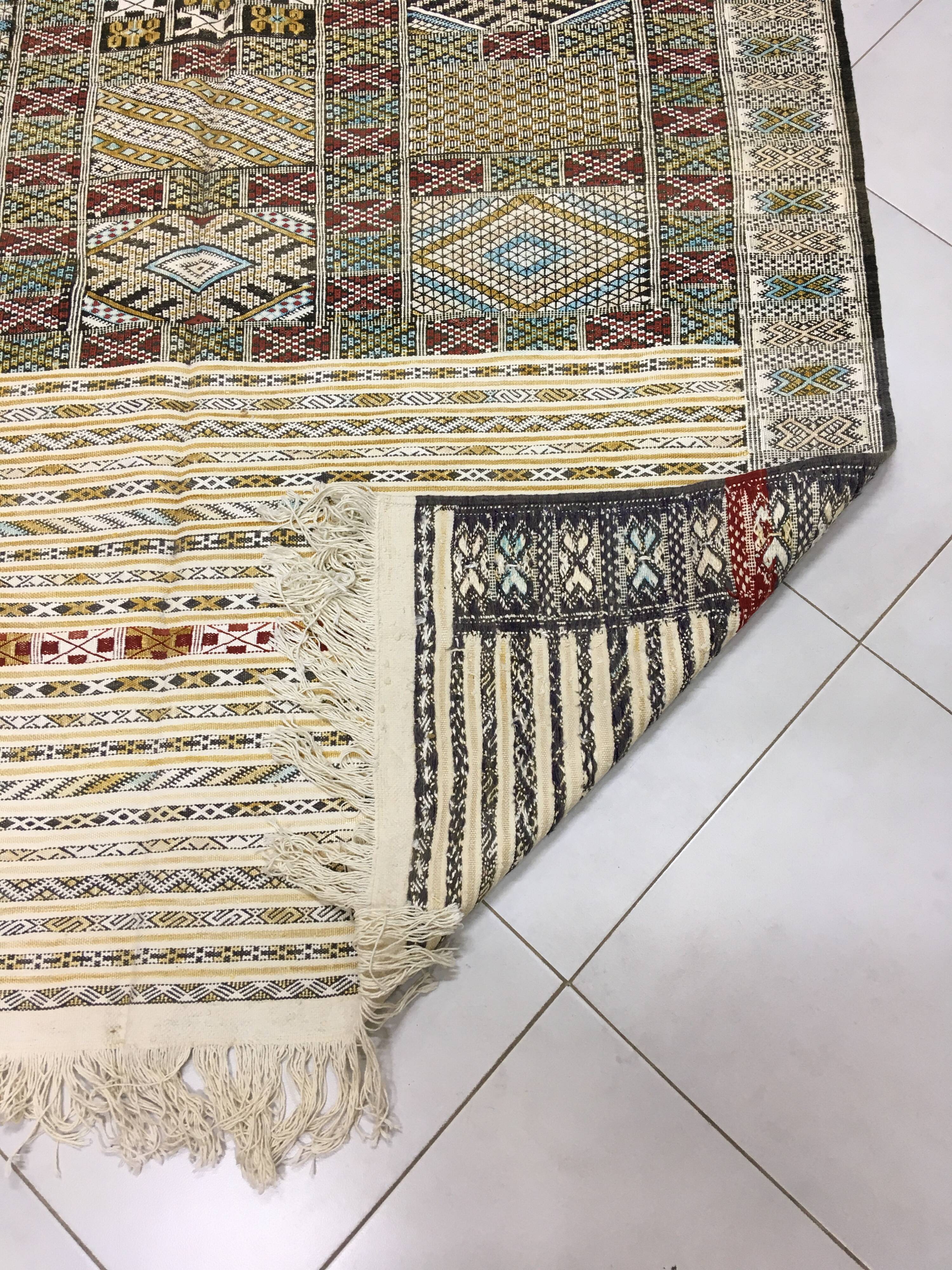 Tapis kilim de tiflet 2m91 x 1m54