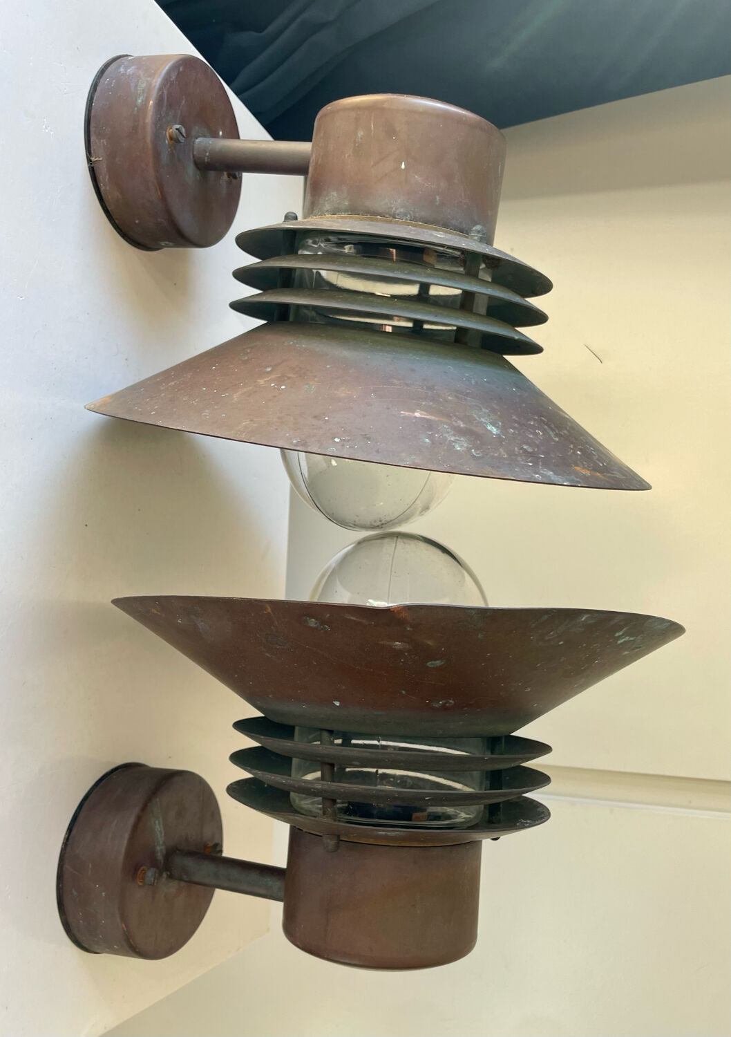 Paire d'appliques d'extérieur