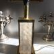 Lampe de table laiton et nacre italien 1970