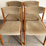 Set of 4 vintage baumann chairs from the 50s