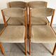 Set de 4 chaises vintage baumann des années 50