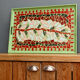 Wooden top and vintage mosaic
