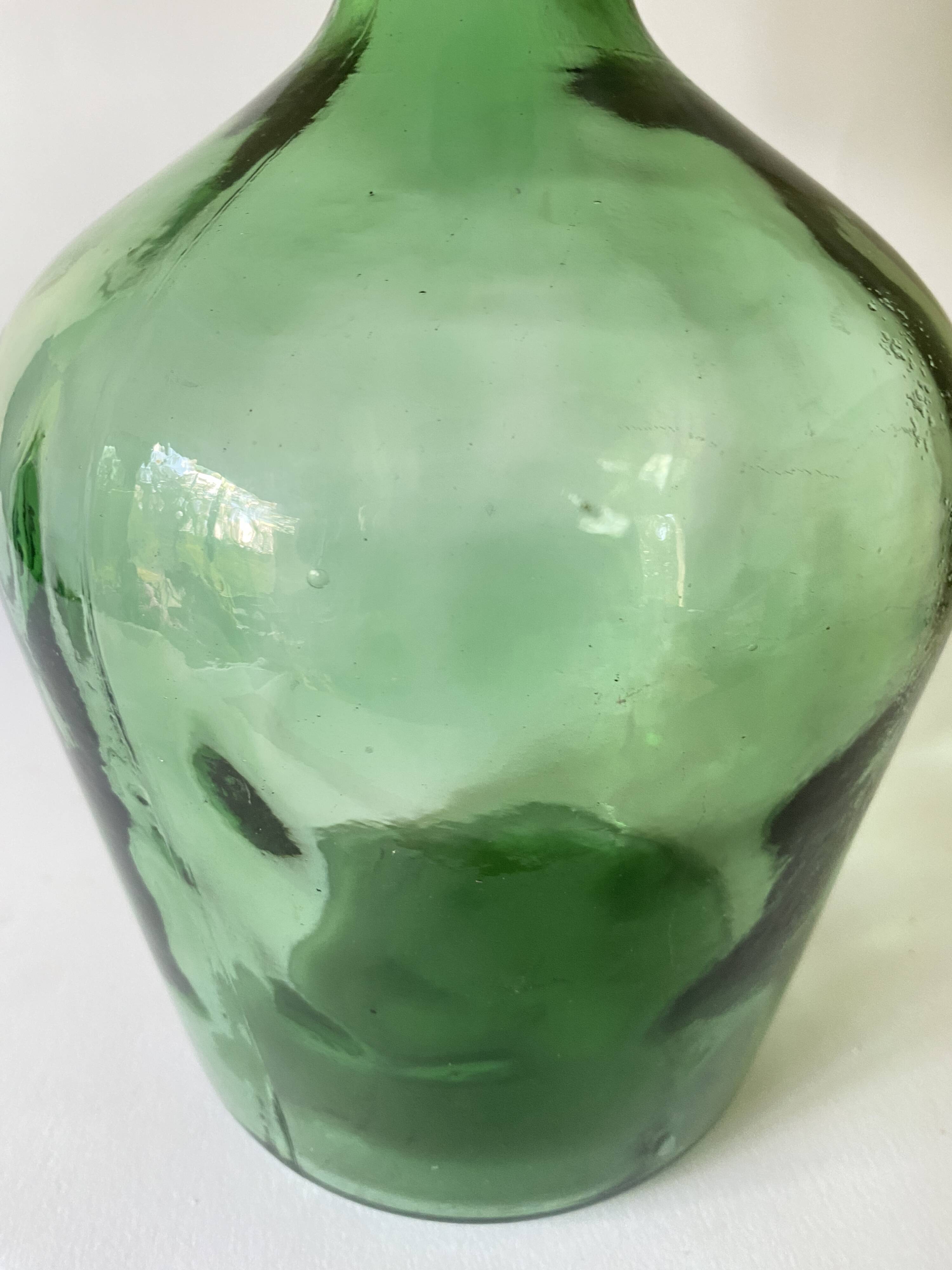 Glass lamp, braided fabric cable, new lampshade