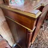 Napoleon III sideboard, rosewood and floral marquetry, 19th century