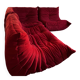 Togo Alcantara red sofa
