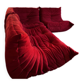 Togo Alcantara red sofa