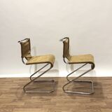 Pair of Biscia de Mourgue chairs from the 70s