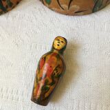 Indian-style wooden nesting dolls
