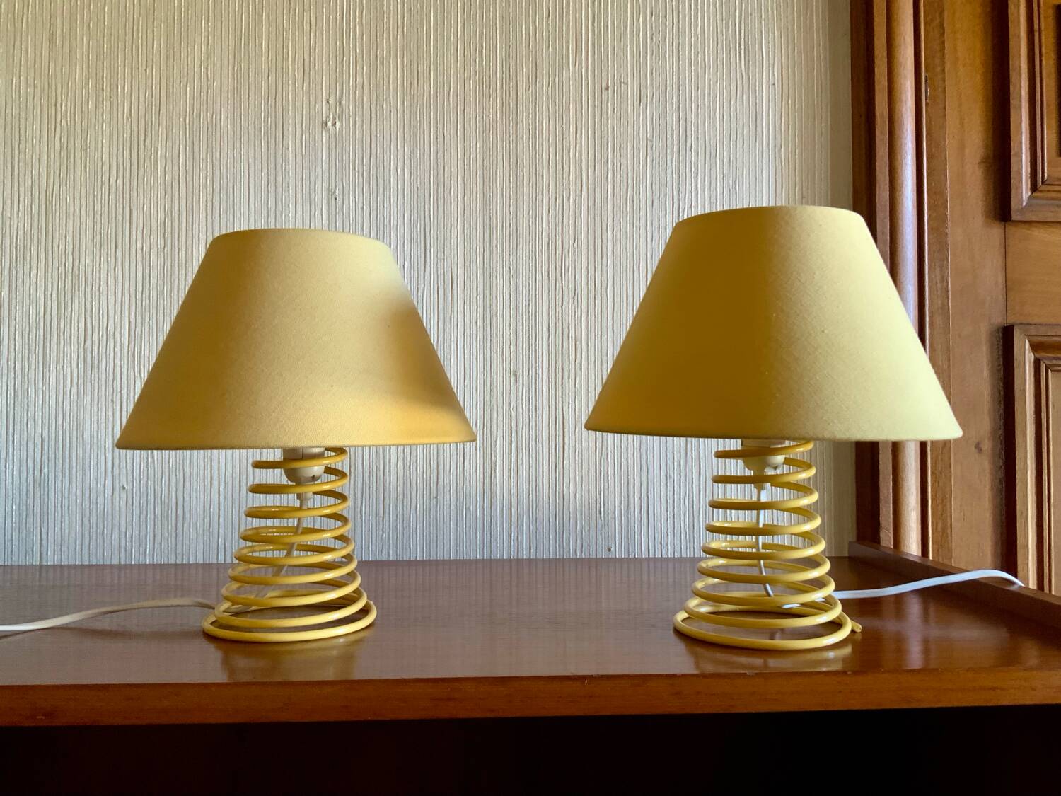 Vintage spring lamps