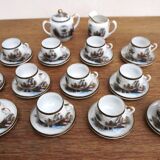 Porcelain tea set soko china temple decor
