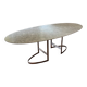 Oval table designed by Vittorio Introini, published by the Fratelli house.