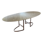 Table ovale designée par Vittorio Introini, éditée par la maison Fratelli