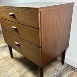 Vintage 1960 Wrighton English Teak Chest of Drawers
