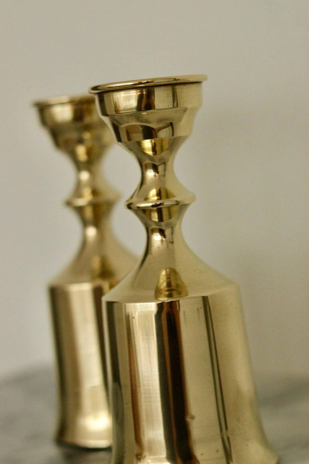 Dansk Copenhagen brass candle holders