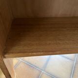 Shelf, solid wood bookcase, 1960s