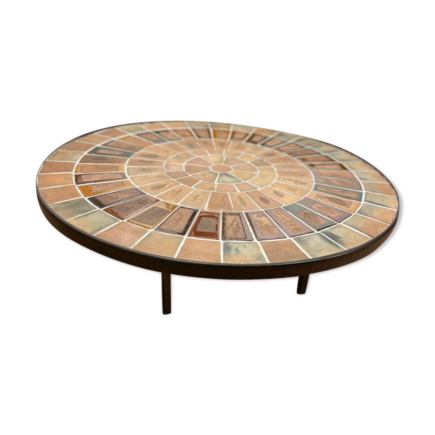 Ceramic coffee table by Roger capron 1950