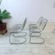 4 chrome chairs